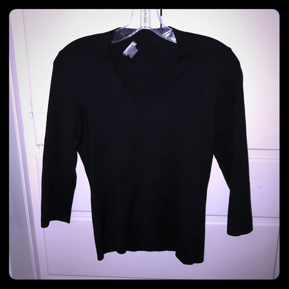 Black Sweater Top